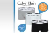 Calvin Klein Boxer 3er Pack (Weiß-Schwarz-Grau) - Größe XL für nur 24,95€!