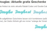 Douglas: Aktuelle gratis Geschenke!