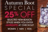 25% Off bei Javari UK,einfach JAVBOOTS eingeben!