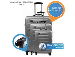 3–Jean Louis Scherrer Hartschalen-Trolleyset,nur für 129,95€!