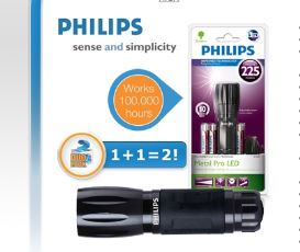 Philips Doppelpack SFL4600 Taschenlampen für nur 19,95€!