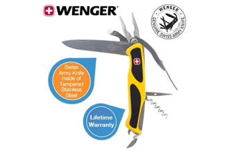 enger Ranger Grip 74-822 Army Knife mit sechs Multifunktions-Werkzeugen