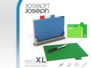 Joseph Joseph „Index XL“ Special Edition Schneidebrett-Set mit 4 Brettchen !