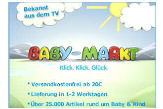 baby-markt.de 77% + 74€ sparen bei Ihren Geschenken!