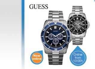 Guess Herrenuhr stylish und cool - W10245G1 (Online von 0:00 Uhr bis 12:59 Uhr)