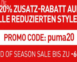 Großer PUMA Online-Shop Sale