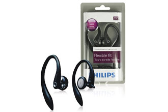 Philips SHS3200/10 Extra Bass Sport In-Ear-Kopfhörer schwarz für nur 8€