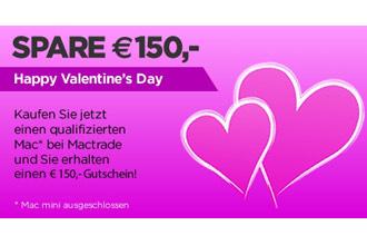 150€ Rabatt auf MacBook Air, MacBook Pro, iMac und Mac Pro