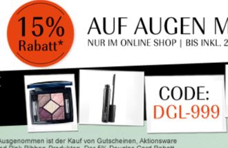 Douglas AT: Bride Special - 15% auf Augen-Make-Up ab 17.05.