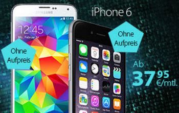 eteleon: iPhone 6 und Galaxy S5 ohne Zuzahlung!