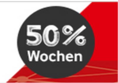 Vodafone D2 Onlineshop: Neue Promo: 50%-Wochen bei Vodafone