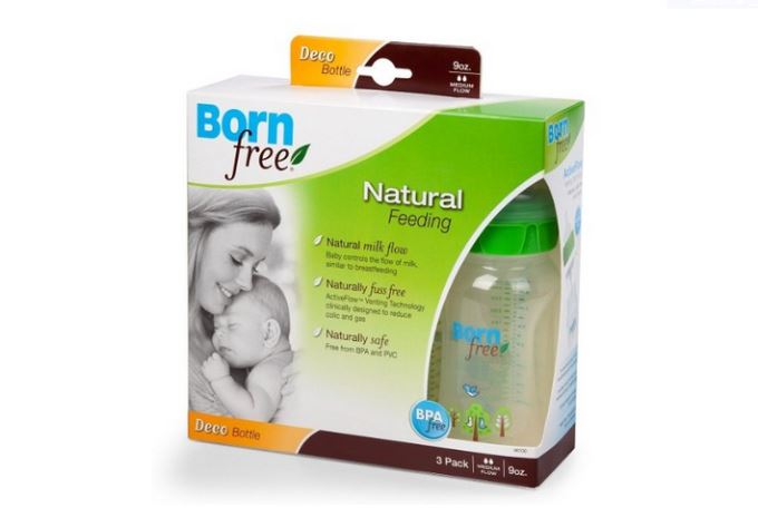 Born Free Deco Bottle奶瓶260ml3个装，仅售16,99欧！