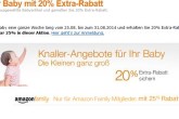 德国亚马逊大量母婴类产品8折，familiy用户可享受75折！