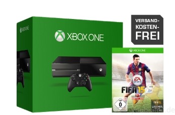 购XBOX One 游戏机送FIFA15足球游戏