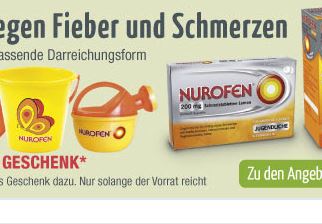 德国nurofen婴幼儿退烧糖浆仅售3.7欧还送玩具