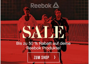 锐步Reebok德国网店夏季甩卖折后再8折