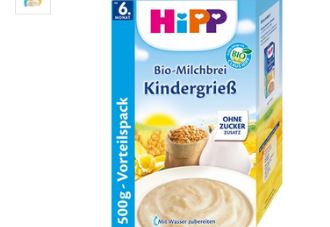 Hipp Kindergrieß喜宝有机小麦杂粮米糊3,45欧