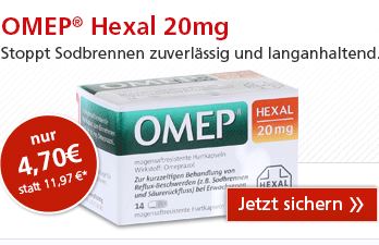 hexal omep抑制胃酸胶囊本周medpex药房5折特价