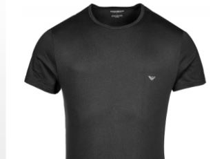 精品男装Emporio Armani 纯棉T-Shirt低至19欧