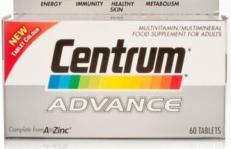 英国善存复合维生素片Centrum Advance低至7,99磅