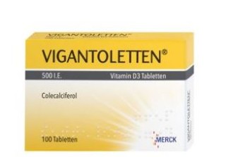 Vigantoletten 500 I.E维生素D100片仅售5.99欧