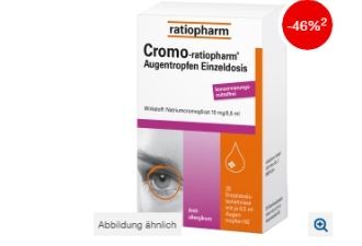 针对眼部过敏的Cromo-ratiopharm眼药水独立包装只要3.57欧