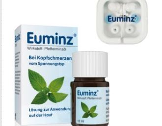 Euminz薄荷精油外用治疗头痛，现在还送同品牌耳塞