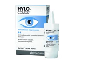 HYLO-COMOD专治干眼症电脑眼的眼药水2瓶装在aliva药房有特价