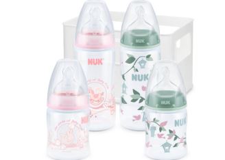 nuk first choice宽口奶瓶组4个仅售14.99欧