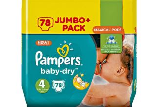 4号pampers大包装本周特价只要16.99欧