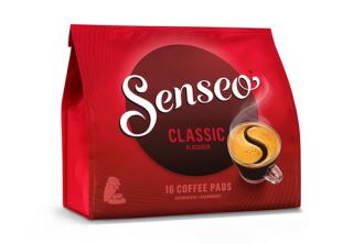 SENSEO系列沁心浓咖啡软包coffee Pads Classic经典黑咖啡160包低至15.84欧