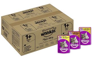 复活节特惠：Whiskas伟嘉宠物成猫猫粮鸡柳味集锦8.4kg低至16.99欧