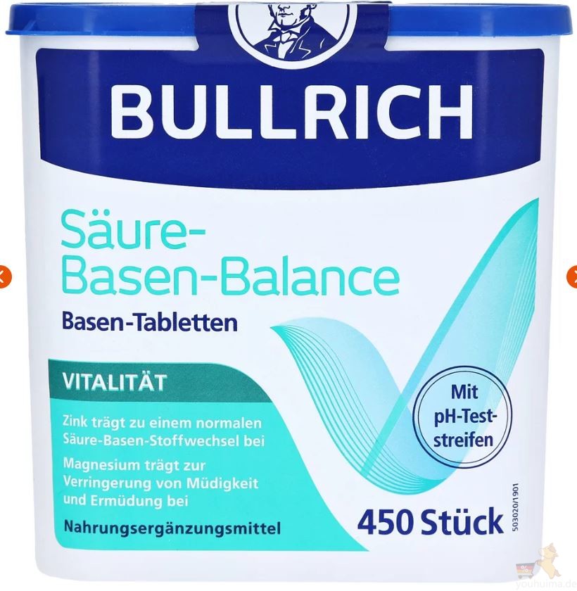 德国Bullrich尿酸调整排毒片450片低至11欧