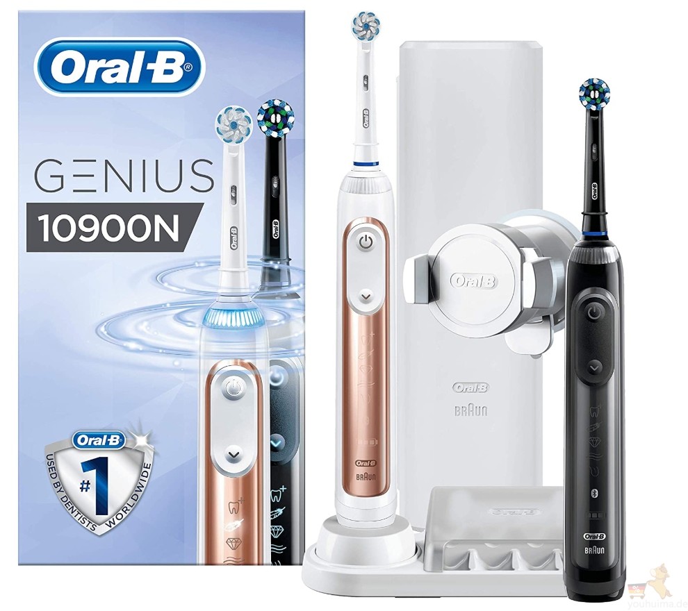 Oral-B电动牙刷顶级家庭套装Genius 10000N特价5折