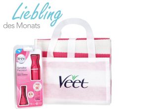 Veet薇婷全新多功能敏感精密剃毛刀套装降至19.99欧，附赠化妆包及沙滩垫