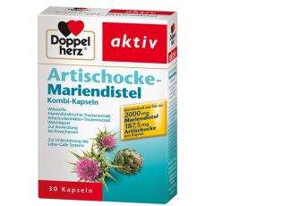 doppelherz双心洋蓟水飞蓟胶囊30粒低至3.49欧