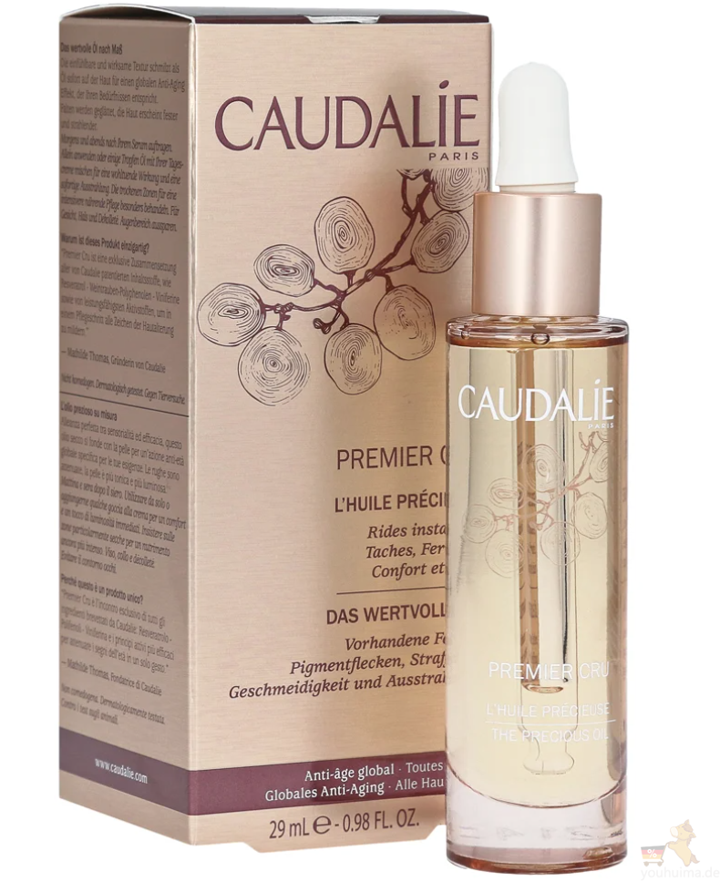 CAUDALIE欧缇丽Premier Cru系列新款葡萄籽尊贵时光逆转全效精华油