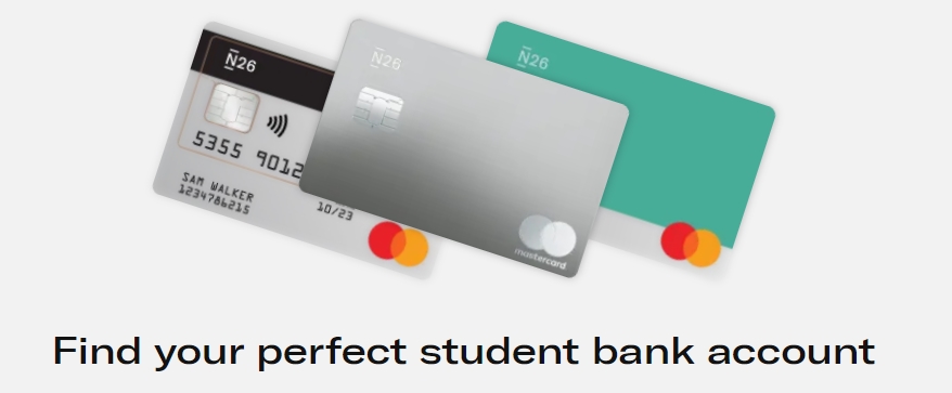 N26 bank student account