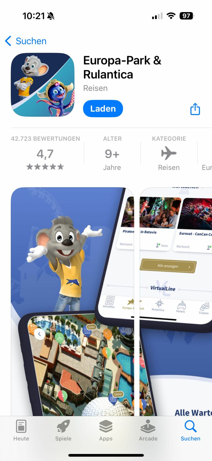 Europa-park and Rulantica App