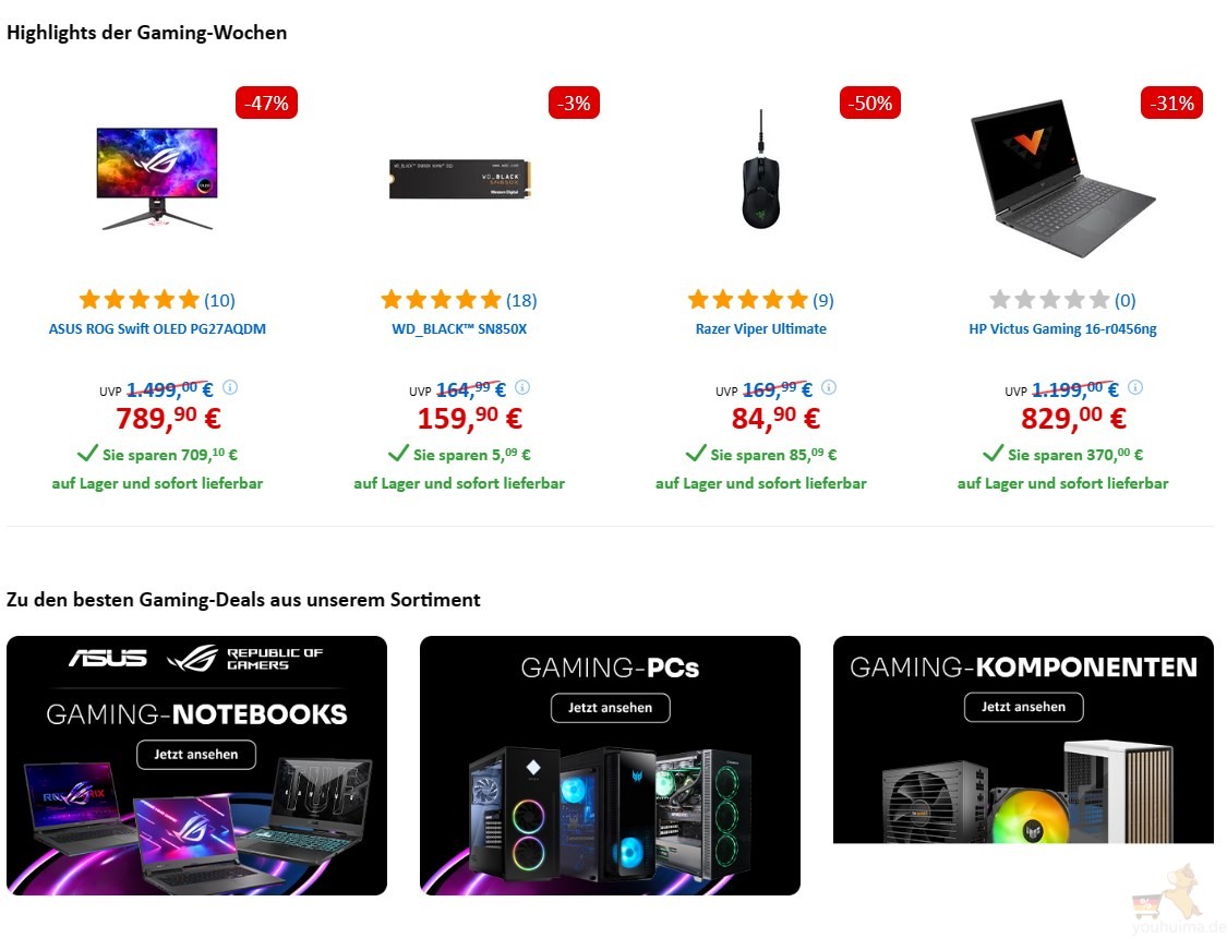 Computeruniverse gaming