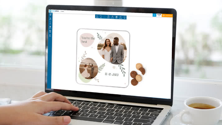 Smartphoto 官网照片礼品设计工具示意图